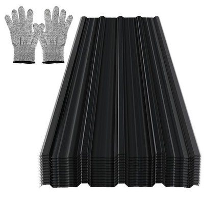 Profilblech Metall 12~48 Stk Trapezblech Dachblech Grün/Anthrazit Wellblech