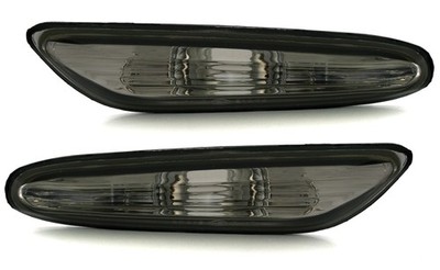Seitenblinker Set für BMW E81 E82 E88 E90 E91 E92 E93 X1 Smoke Blinker Schwarz