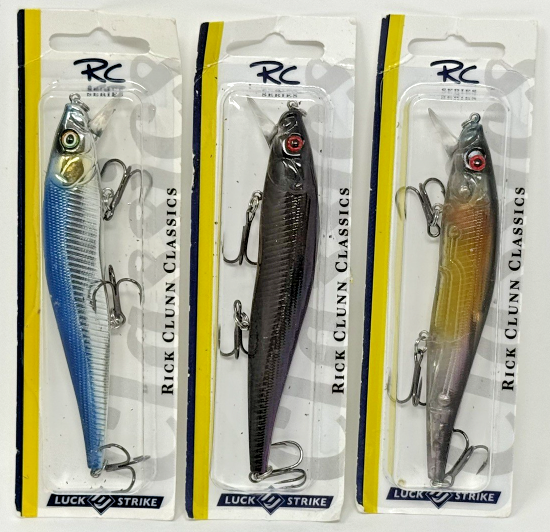 RC Series Luck E Strike RC STX Rick Clunn Classics Jerk Bait (Lot of 3) | eBay RC Series Luck E Strike RC STX Rick Clunn Classics Jerk Bait (Lot of 3) | eBay