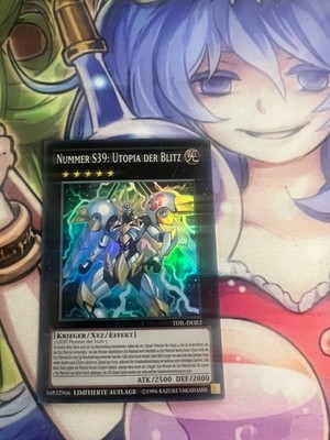 NUMBER S39: UTOPIA THE LIGHTNING SUPER GERMAN TDIL-ENSE2 DESE2 NEAR MINT YUGIOH