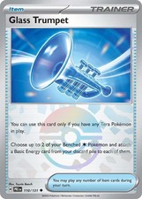 Holofoil - Glass Trumpet (Poke Ball Pattern) - 110/131 - SV: Prismatic Evolut...