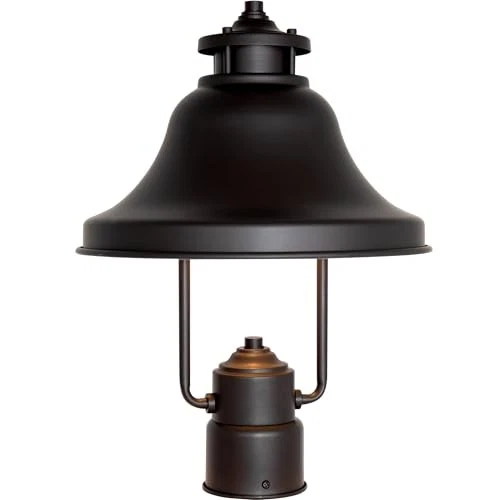  31336-BZ Bayport-DS Post Lanterns, Bronze  15.25in H Brown - Picture 2 of 7