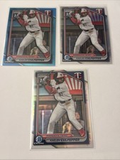 2024 Bowman Chrome Kaelyn Culpepper Sky Blue Rookie Refractor + 2 Base Refractor