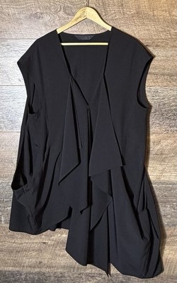 Moyuru Tunic Vest Size Small Draped Architectural Lagenlook Avant Garde