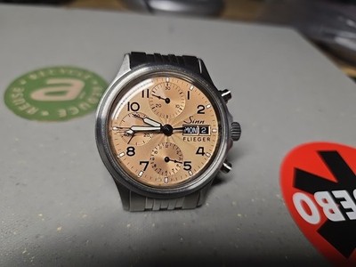 Sinn 356 Flieger II Salmon Copper Dial Automatic Chronograph Men's