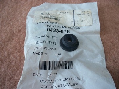 Arctic Cat 06-2018 ATV UTV Snowmobile Body Panel Rubber Grommet NEW OEM 0423-678