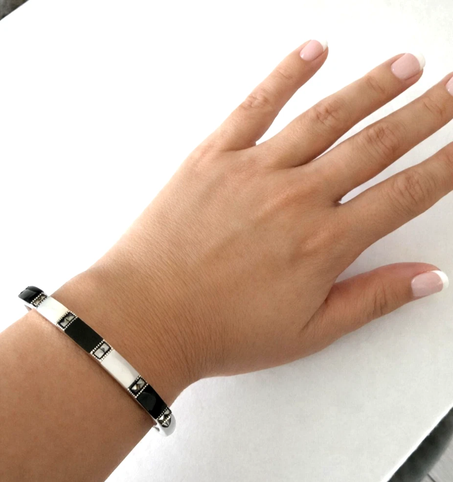 Onyx Silver Onyx Fashion Bracelets & Charms for sale | eBay