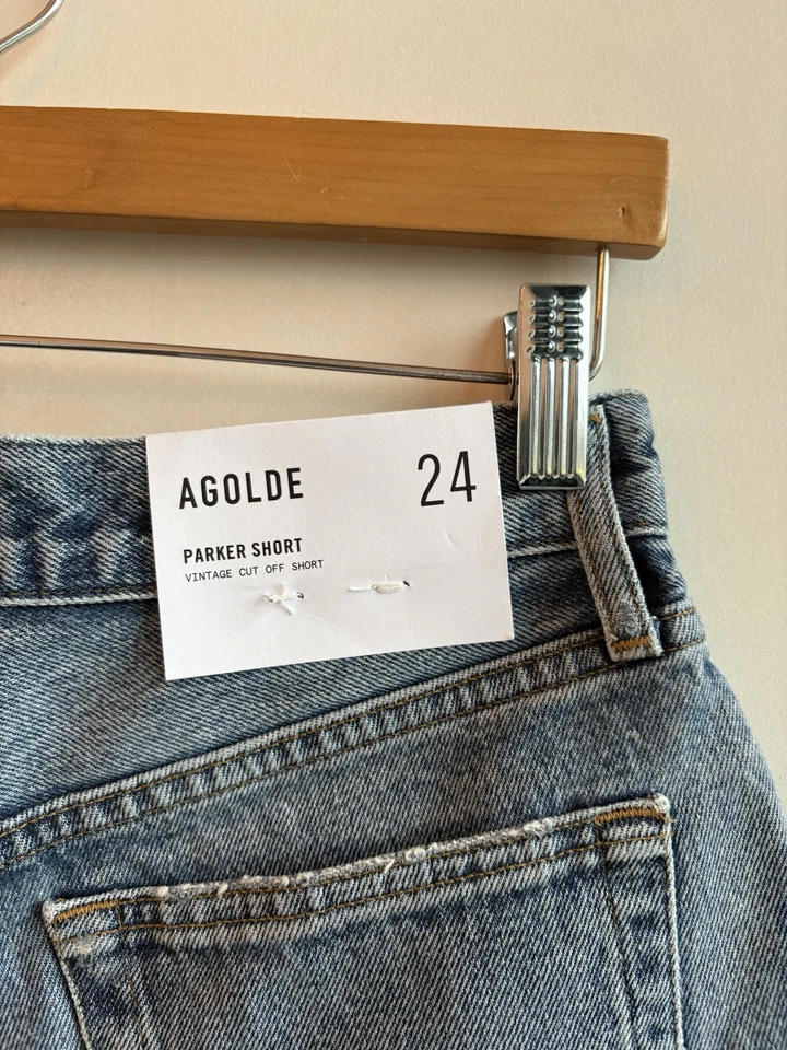 Free People Agolde Parker Shorts - Waist 24 - Image 4 of 4