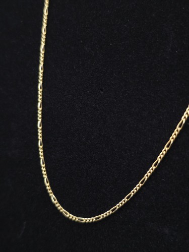 925 Sterling Silver Franco Chain Gold 18" New Made in Italy - Picture 2 of 3