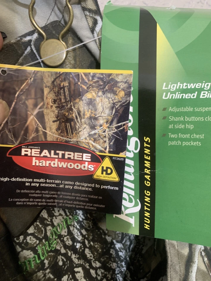 Remington Realtree Hardwood Camouflage Overalls Large - Image 4 of 4