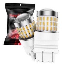 3157 LED Bulbs for Turn Signal Lights, Yellow Amber 300 Brighter 3156 3056