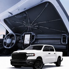 Windshield Sun Shade Umbrella for Dodge RAM Z3 for Dodge Ram 1500 2500 3500