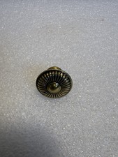Vintage Brass antique hardware Mushroom MCM drawer pull knob 1 18