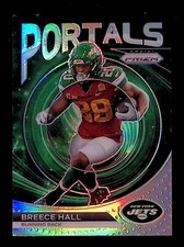 Breece Hall 2023 Panini Prizm Portals Silver Prizm #PO-10 Ottawa 67's