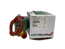 NEW ASCO 110/120V 50/60Hz 10.1W 1/4  NPT 100PSI 2-Way NC Brass Solenoid Valve