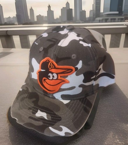 Baltimore Orioles MLB Gray Camo Cap / hat Adjustable fit Comfort quality .#1 - Picture 2 of 4