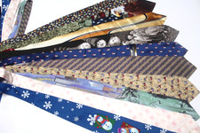 84 LOT OF 10 NEW DIFFERENT BRAND MEN'S TIES 100 SILK MADE IN CHINA