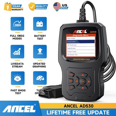 Universal Engine OBD2 Scanner Car Battery Test Code Reader Diagnostic Scan Tool