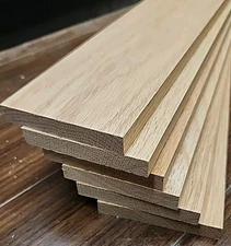 1/2" x 3"+ x 18" Red Oak Cabinet Grade Craft Wood / Thinwood Lumber