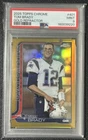 2025 Topps Chrome Tom Brady Image Variation True Gold Refractor /50 PSA 9 Pop 2