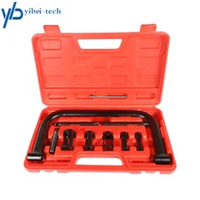 10pcs Valve Spring Compressor C-Clamp Tool Kit For Motorcycle, ATV, Car, Engine