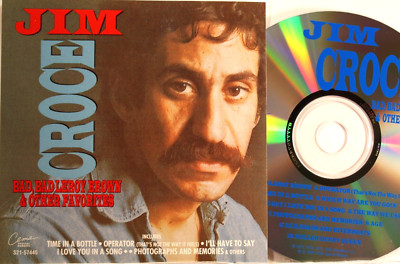 JIM CROCE ''BAD BAD LEROY BROWN & OTHER FAVORITES'' (CD) Folk G Con'd Ships Free