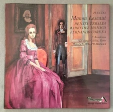 B798 Puccini Manon Lescaut Tebaldi Molinari-Pradelli 2LP DECCA GOS 607 8 Stereo
