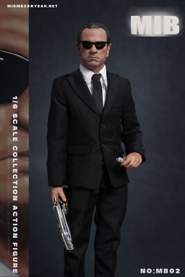 MIB 1/6 メン・イン・ブラック J&amp;K 2体セット MB03 MIB 1/6 メンインブラック アクションフィギュア 3種 MB01, MB02