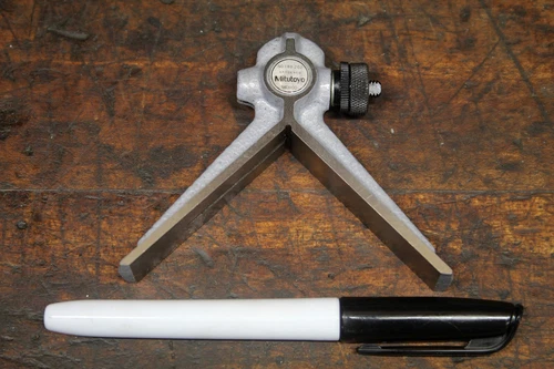 Mitutoyo 180-202 Center Finder Head for Combination Square Layout Tool