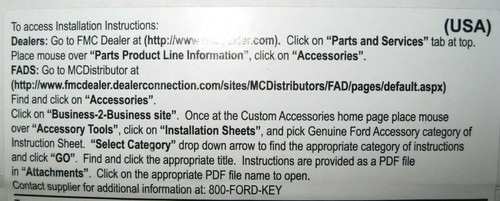 New Sealed H5OT68 Ford Key Fob for Dealer Installed Remote Start JS7J-15K601-CA - Picture 5 of 5