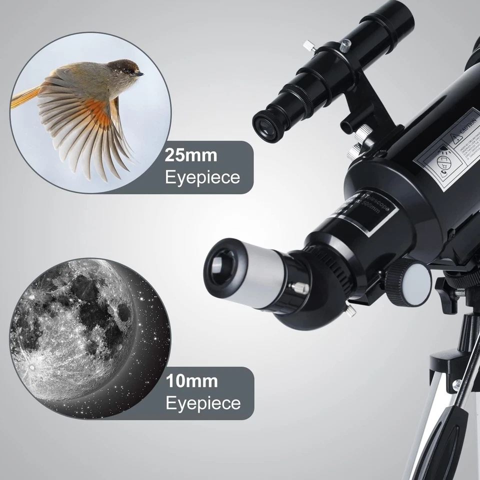 Telescopio Montura Refractor Astronómico Para Adultos Adaptador Para Teléfono Foto 3 de 4