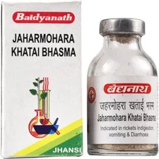 Baidyanath Jaharmohra Khatai Bhasma (10g) Useful For Diarrhea & Digestion