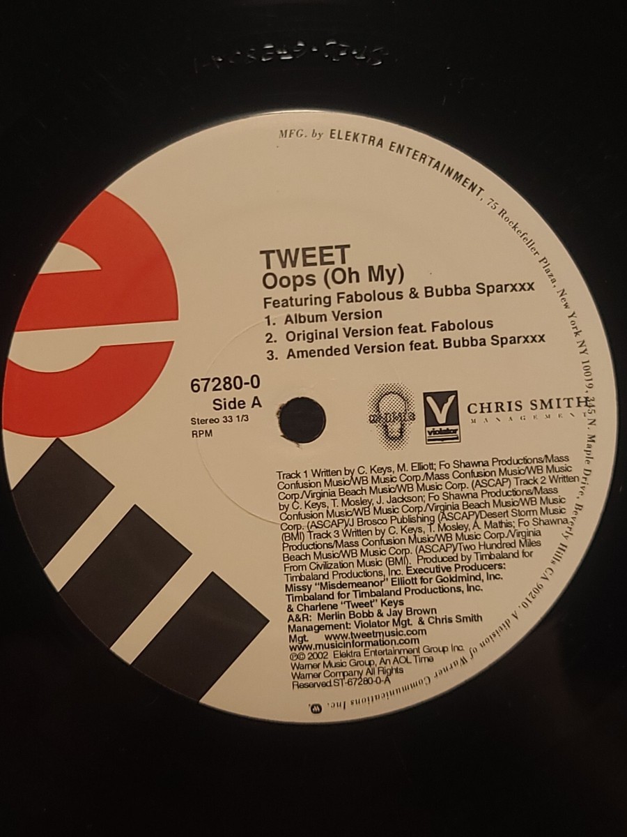 激レア Tweet/Oops...Oh My 7インチレコード 激レア Tweet/OopsOh My 7インチレコード Tweet – Oops (Oh