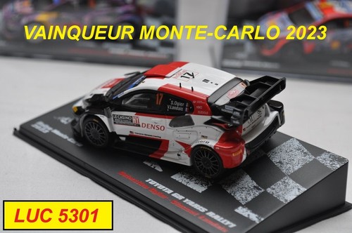 TOYOTA YARIS GR RALLY 1 VAINQUEUR MONTE-CARLO 2023 PAR IXO POUR ALTAYA AU 1/43 - Imagen 2 de 4