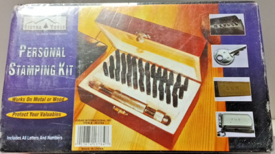 Jobar International, Inc Personal Stamping Kit Works on Metal or Wood NEW