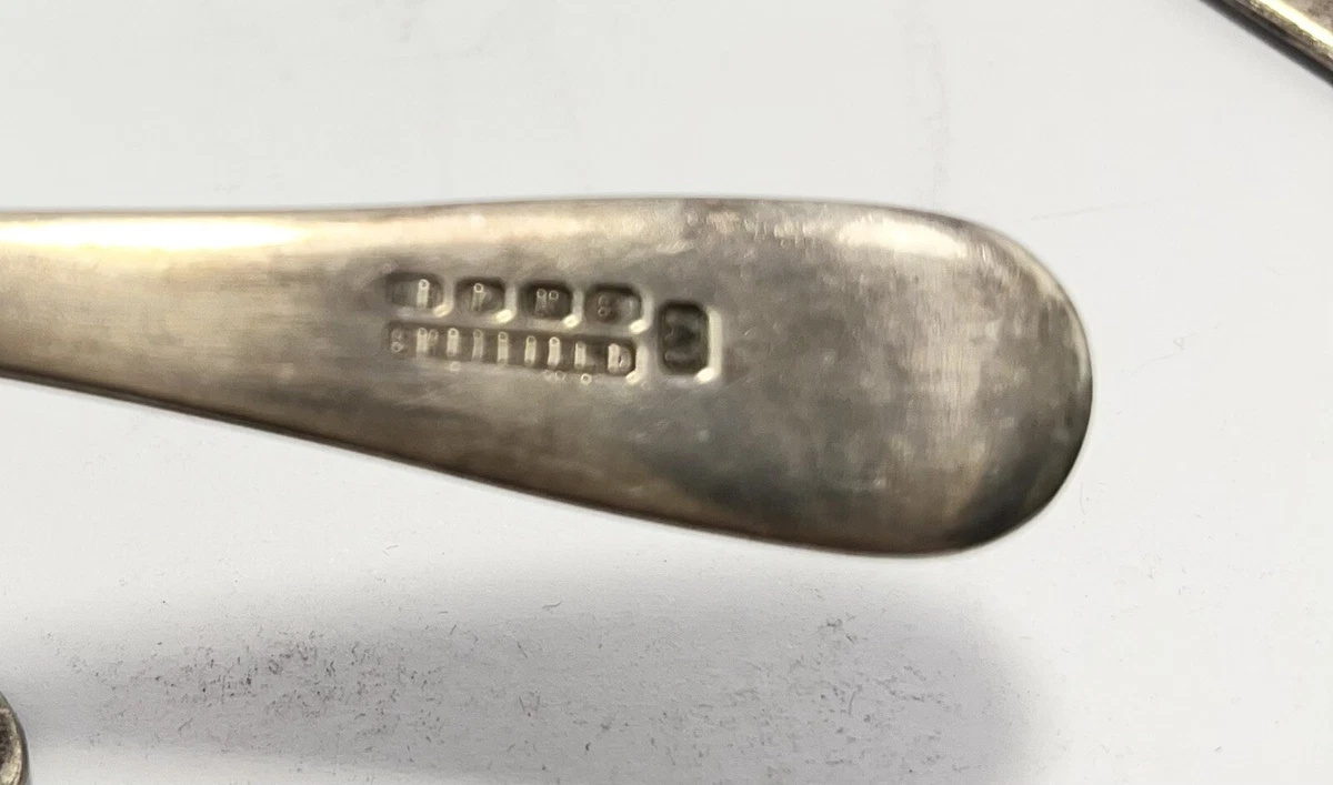 SHEFFIELD SET OF 5 SILVER ELECTRO PLATED SPOONS