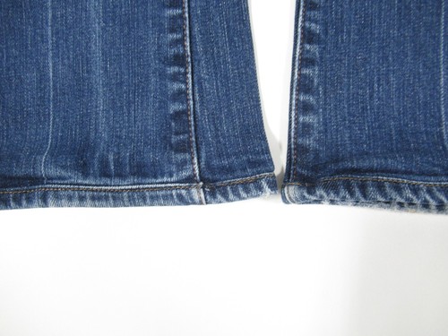 7 FOR ALL MANKIND BOTA CORTE JEANS ETIQUETA TALLA 25 MEDIDA 29x29 #D231 - Imagen 8 de 10