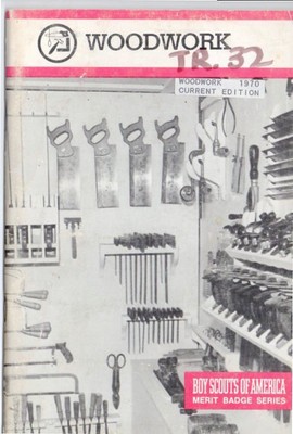 Boy Scouts of America Merit Badge Series Woodwork pamphlet 