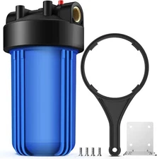 10" x 4.5" Big Blue Housing Whole House Prefiltering Water Filter System Bracket