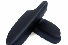 Door Panel Armrest Cover Skin PVC Leather for Acura TSX 2009-2014 Black