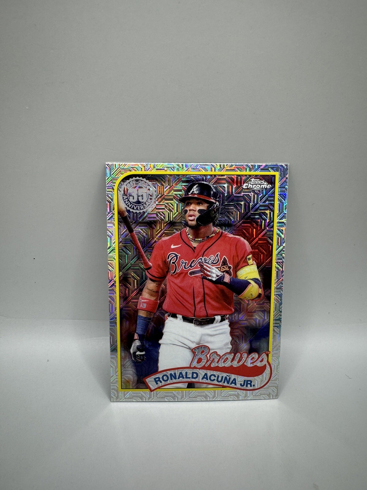 2024 Topps Series 2 Ronald Acuna Jr 2T89C-56 Silver Pack Mojo 35th Anniversary