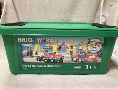 BRIO Cargo Rail Deluxe Set WORLD 33097 54Pieces Wooden Toy Train