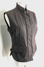 Holland & Holland Women's Wax Fleece Lined Gilet Vest 10 Vgc Bodywarmer Classic