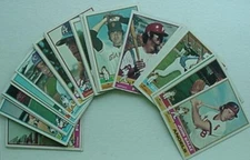 1976 TOPPS baseball Singles (251-500) 45¢ each w/discount ***$2.50 MINIMUM***