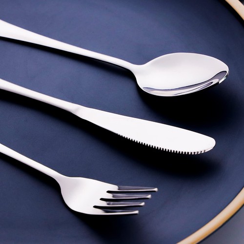 Portable Utensils Set with Case 4pcs Stainless Steel Reusable Silverware for ... - Picture 3 of 6