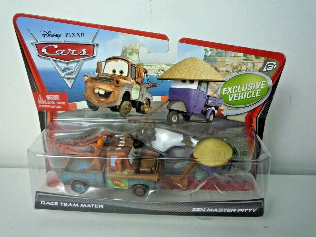 ミニカー Team Mater & Zen Master Pitty Amazon.com: Disney / Pixar CARS 2 Movie 155 Die Cast Car