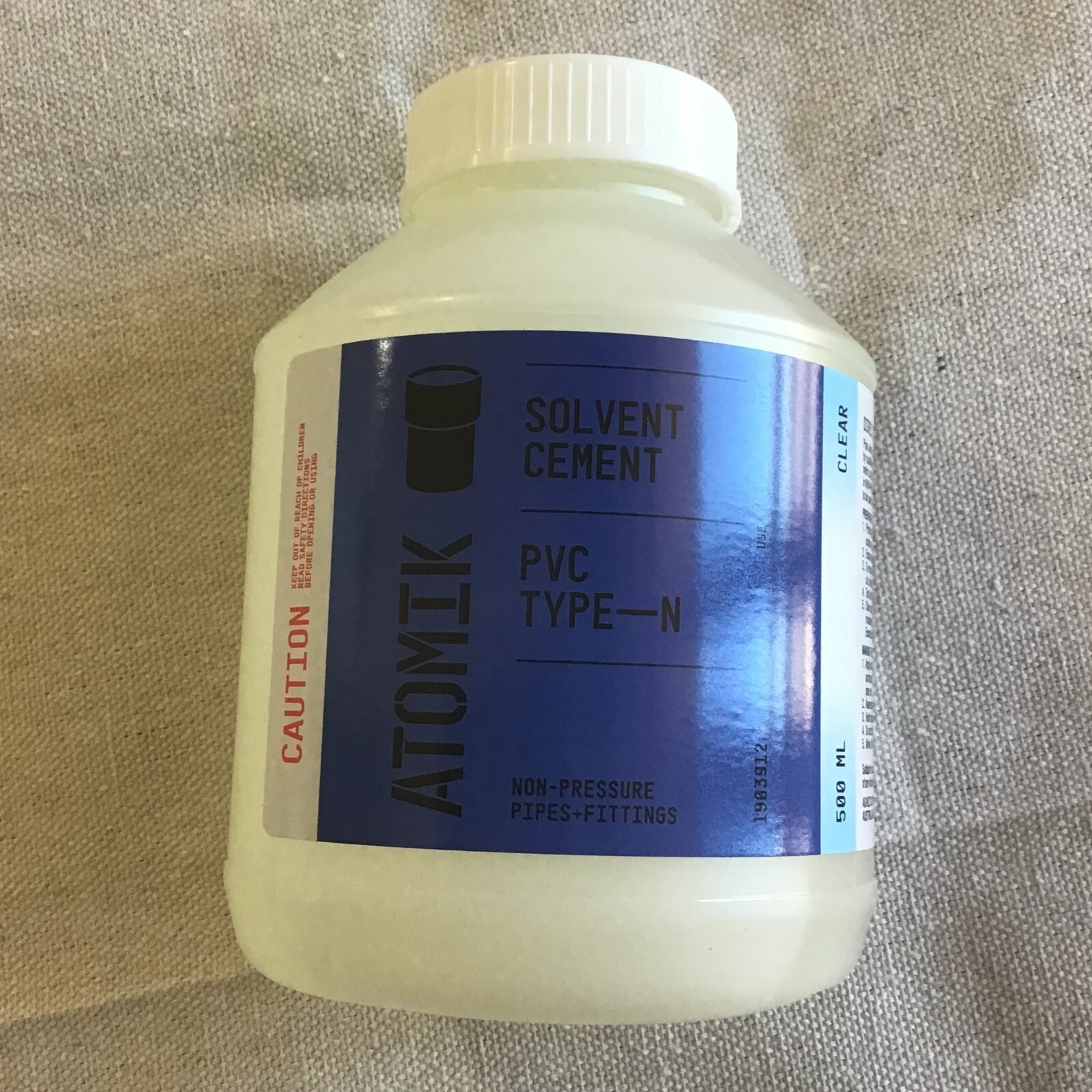 PLUMBING PVC GLUE , SOLVENT CEMENT CLEAR 2X 500ML eBay