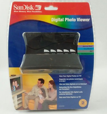 2003 SanDisk Digital Photo Viewer On TV With Remote Factory Sealed 80-56-00550