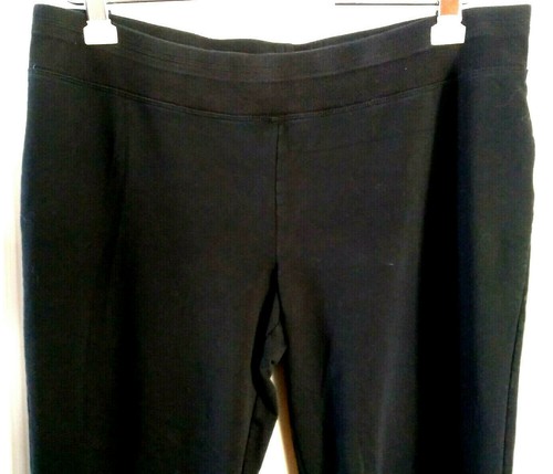 Style & Co Sport Stretch Pants Black Large Cotton/Blend Workout/Casual - Picture 2 of 6
