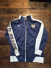 Rare Adidas Notre Dame Climalite Full Zip Performance Track Jacket Youth Medium